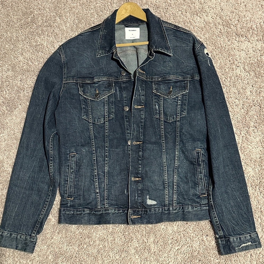 Old Navy Dark Blue Denim Jacket